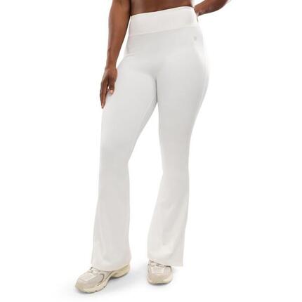 Legging de sport évasé femme Fitness Icardi White Blanc