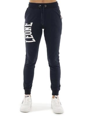 Pantalone da donna logo grande non garzato Leone Team Line