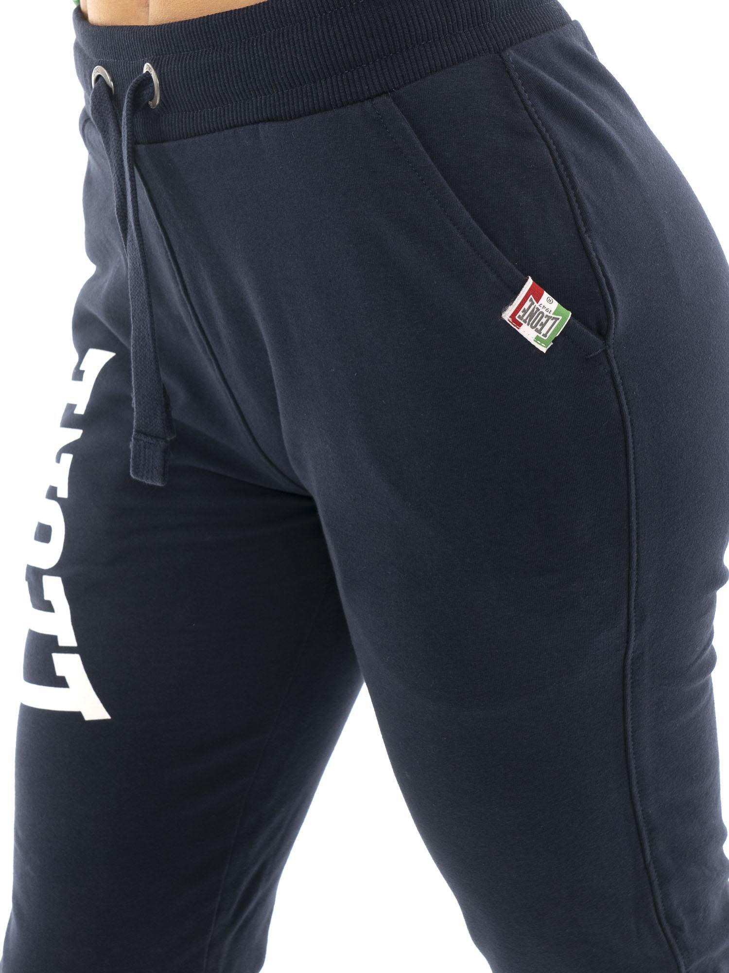 Leone Team Line Damenhose mit großem Logo, nicht angeraut. 3/5