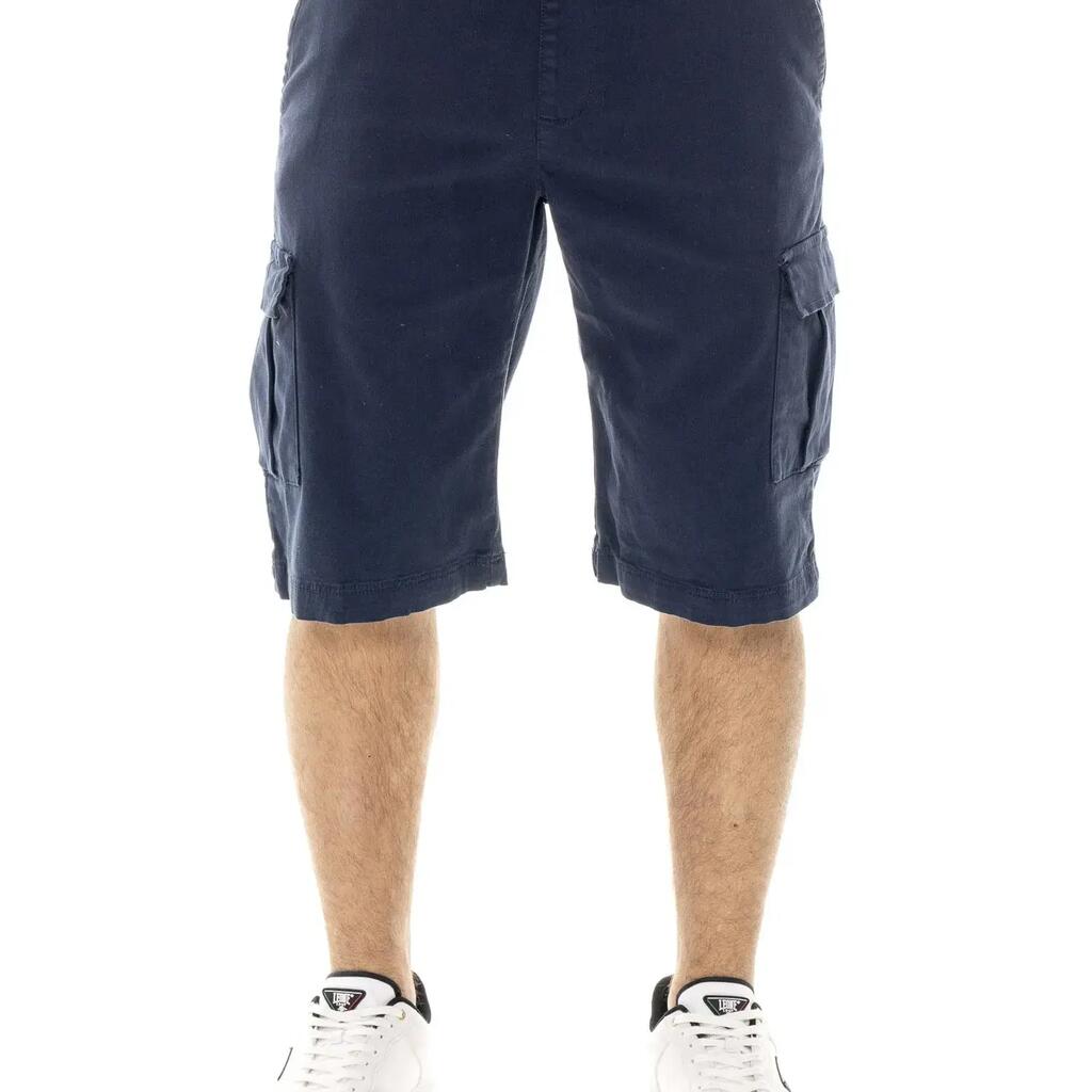 Leone Easy Men's Stretch Twill Cargo Bermuda Shorts