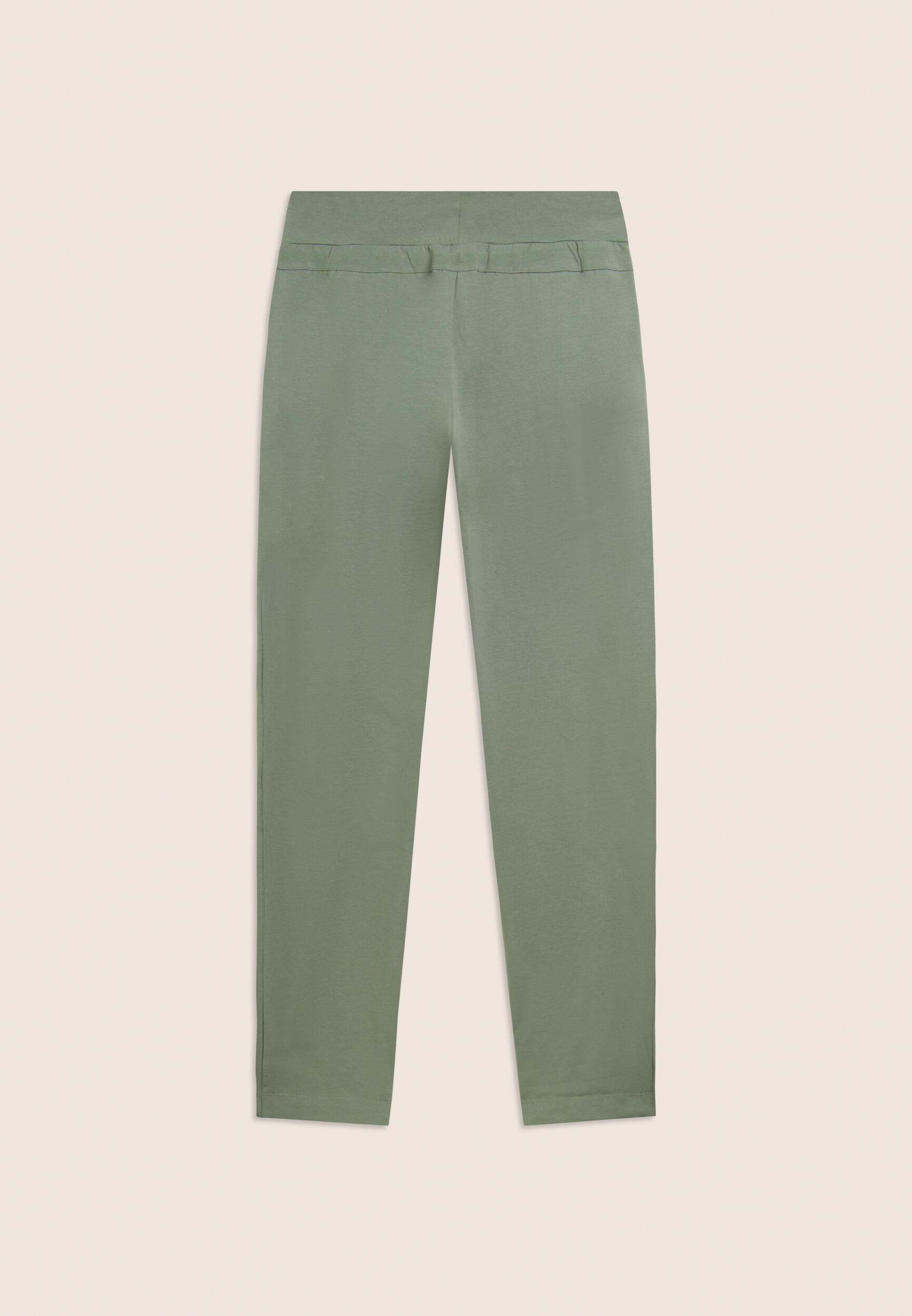 Sportbroek met trekkoord van stretch jersey 5/6