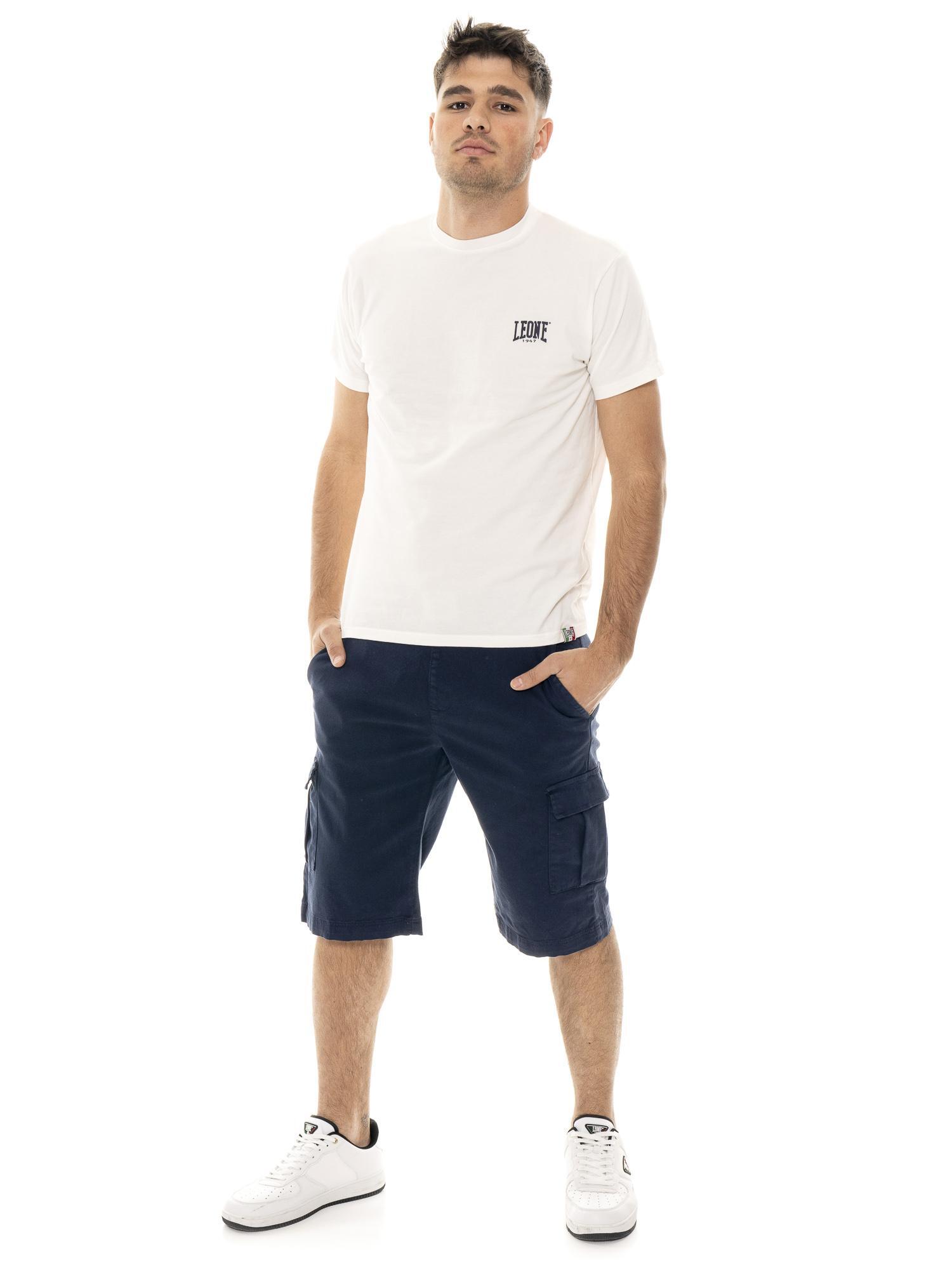 Bermuda cargo en sergé extensible Leone Easy pour homme 5/5