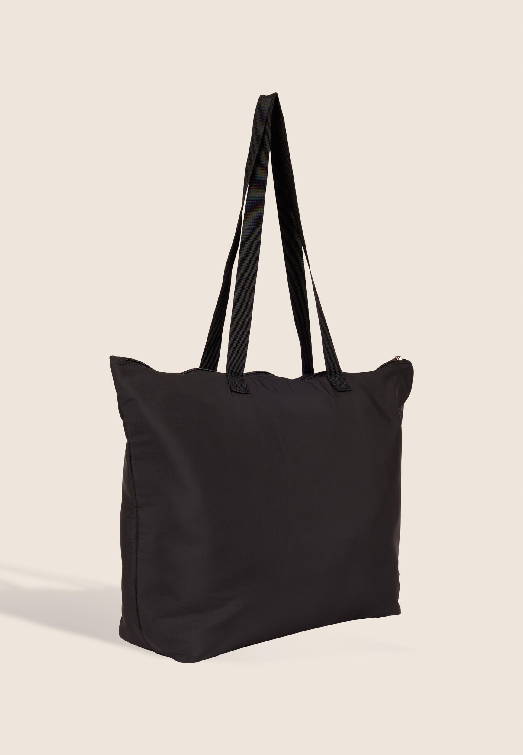 Bolso shopper de nailon con cremallera y logotipo FREDDY en relieve 3/5