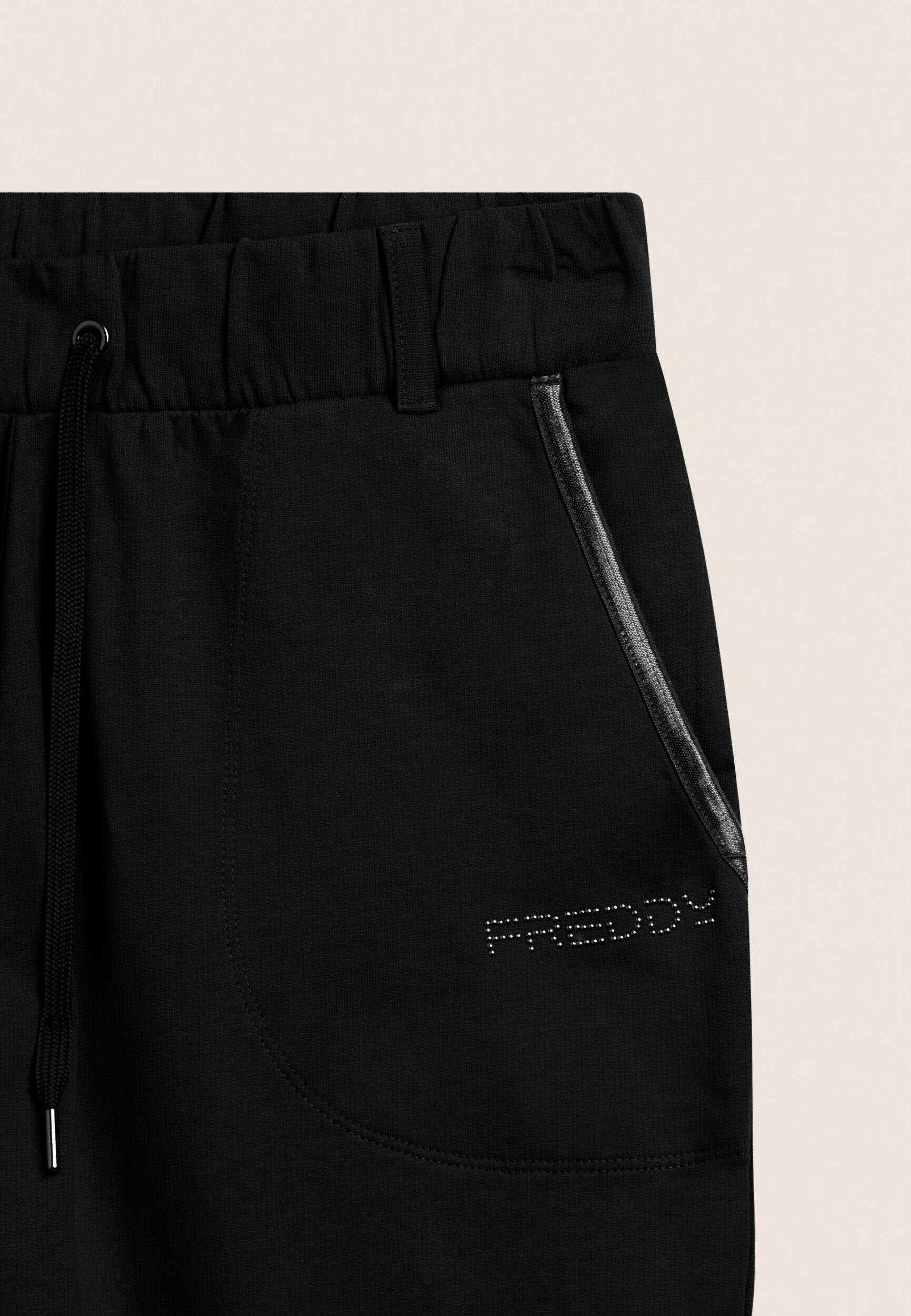 Pantalon de sport en jersey épais avec cordon de serrage et poignets 3/3