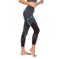 Leggings fitness 7/8 noir & gris Cellutex