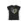 Tricou cu mânecă scurtă Leone 1947 cu imprimeu auriu și sclipici pentru fete
