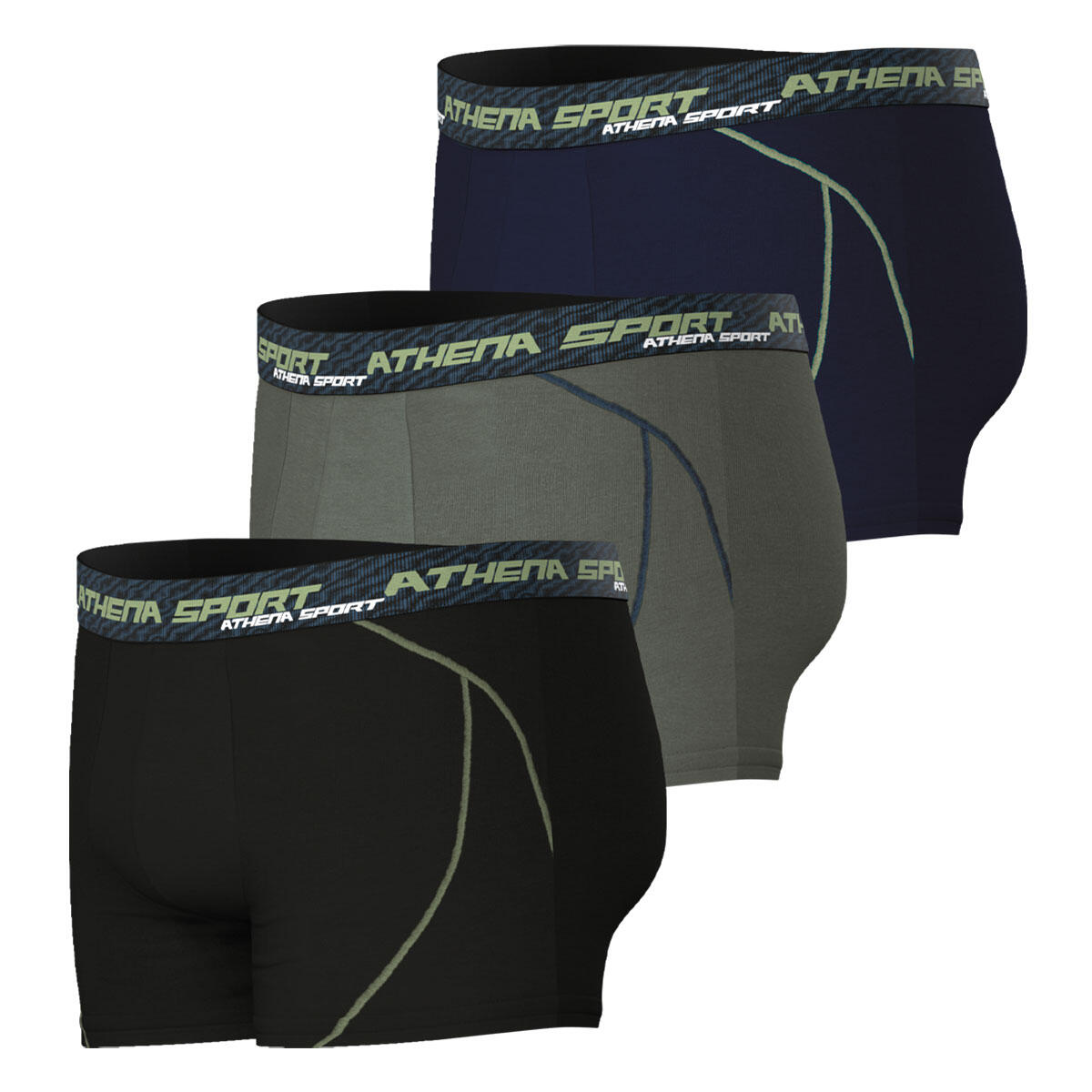 Lot de 3 boxers homme Training Dry 3/8