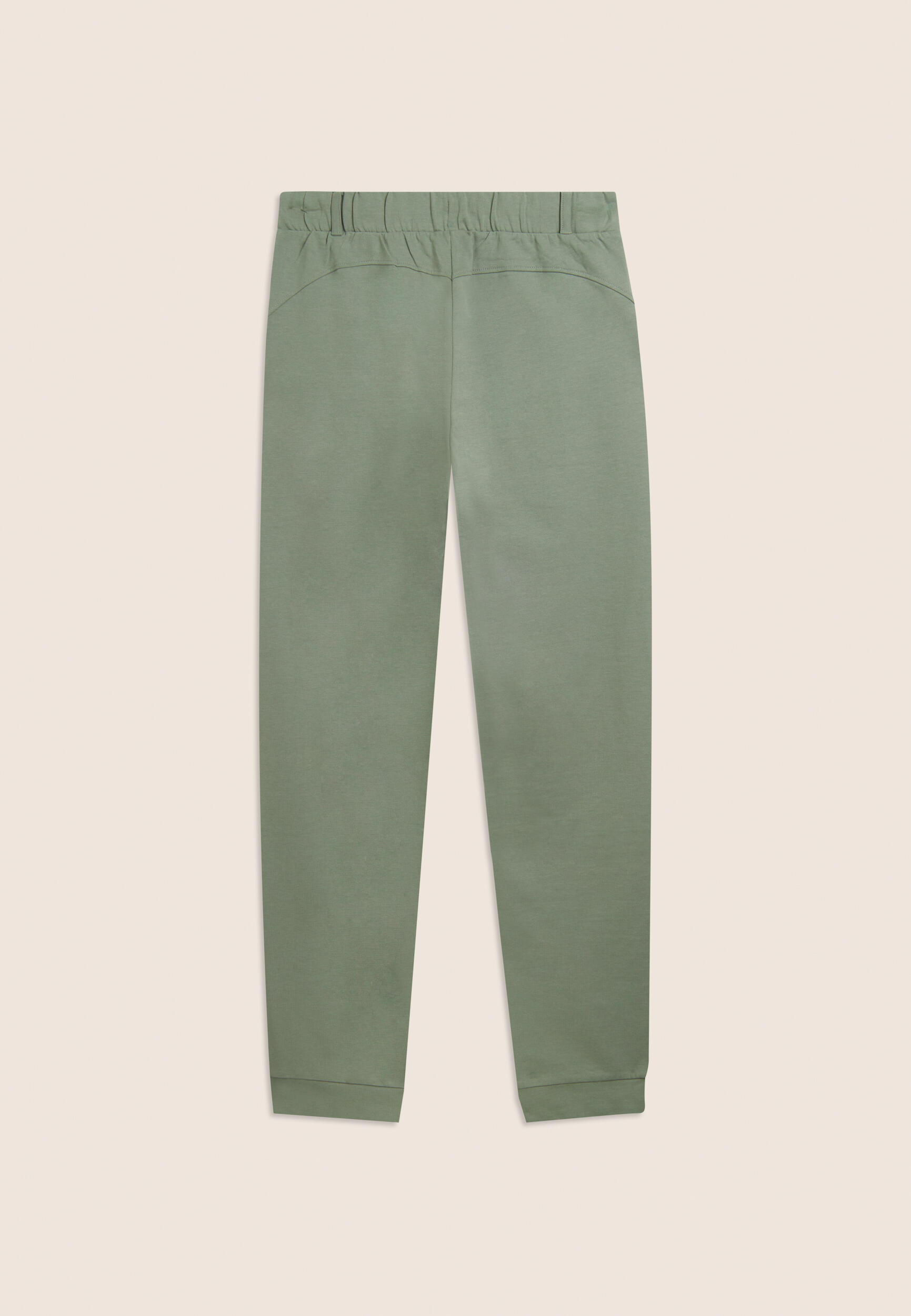 Pantaloni Sportivi in Jersey Pesante con Coulisse e Polsini 5/6