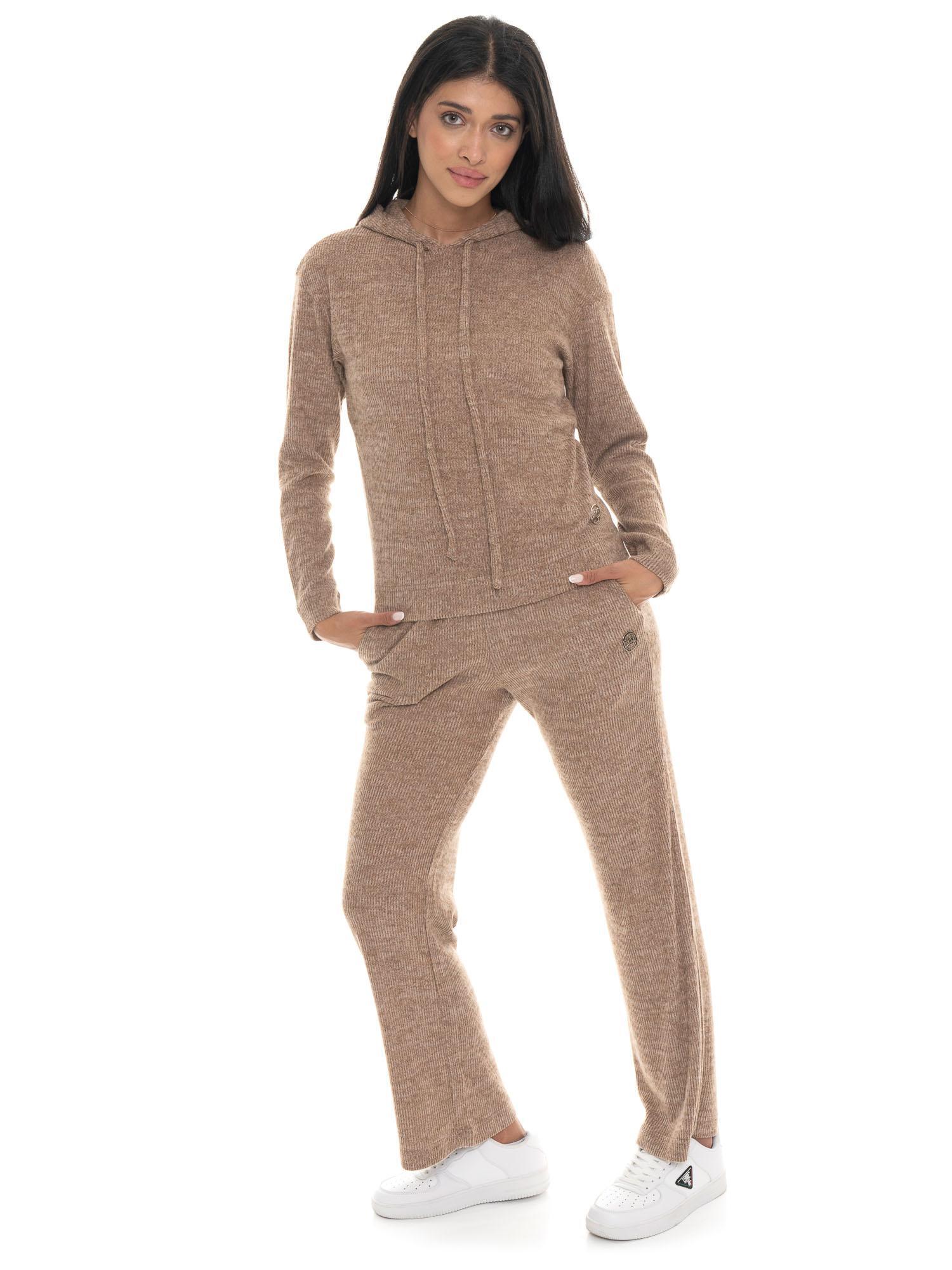 Leone 1947 Warm Touch dames geribbelde winterbroek 5/7