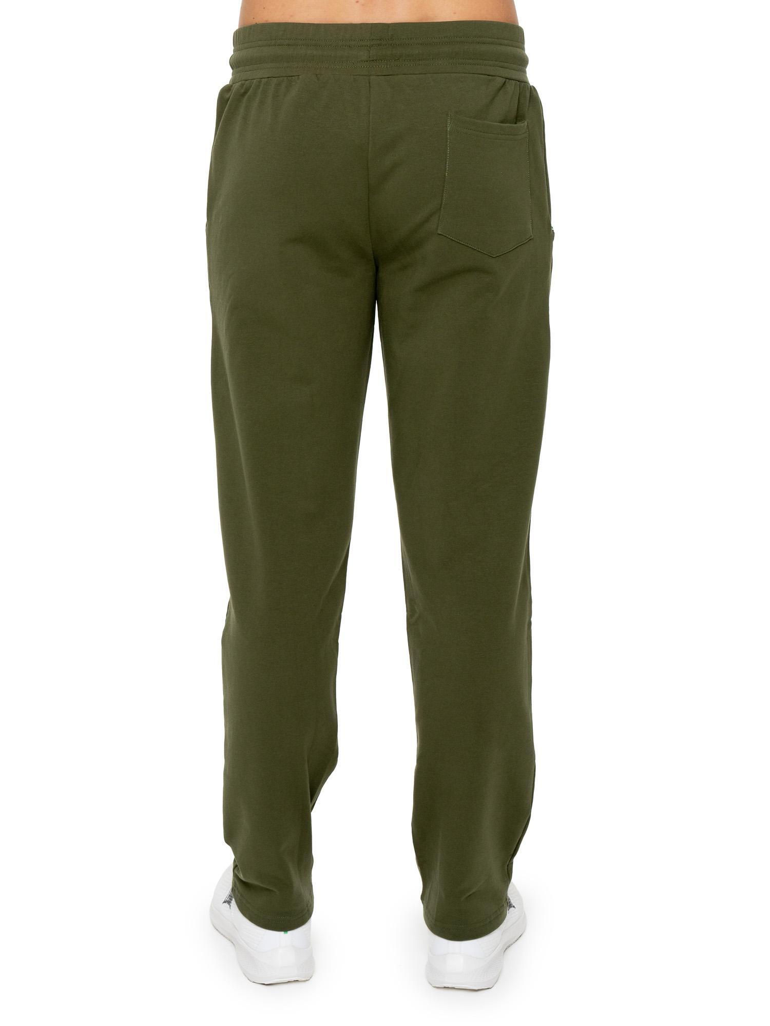 Pantalon de sports d'hiver homme sans revers avec petit logo "Basic" 4/7
