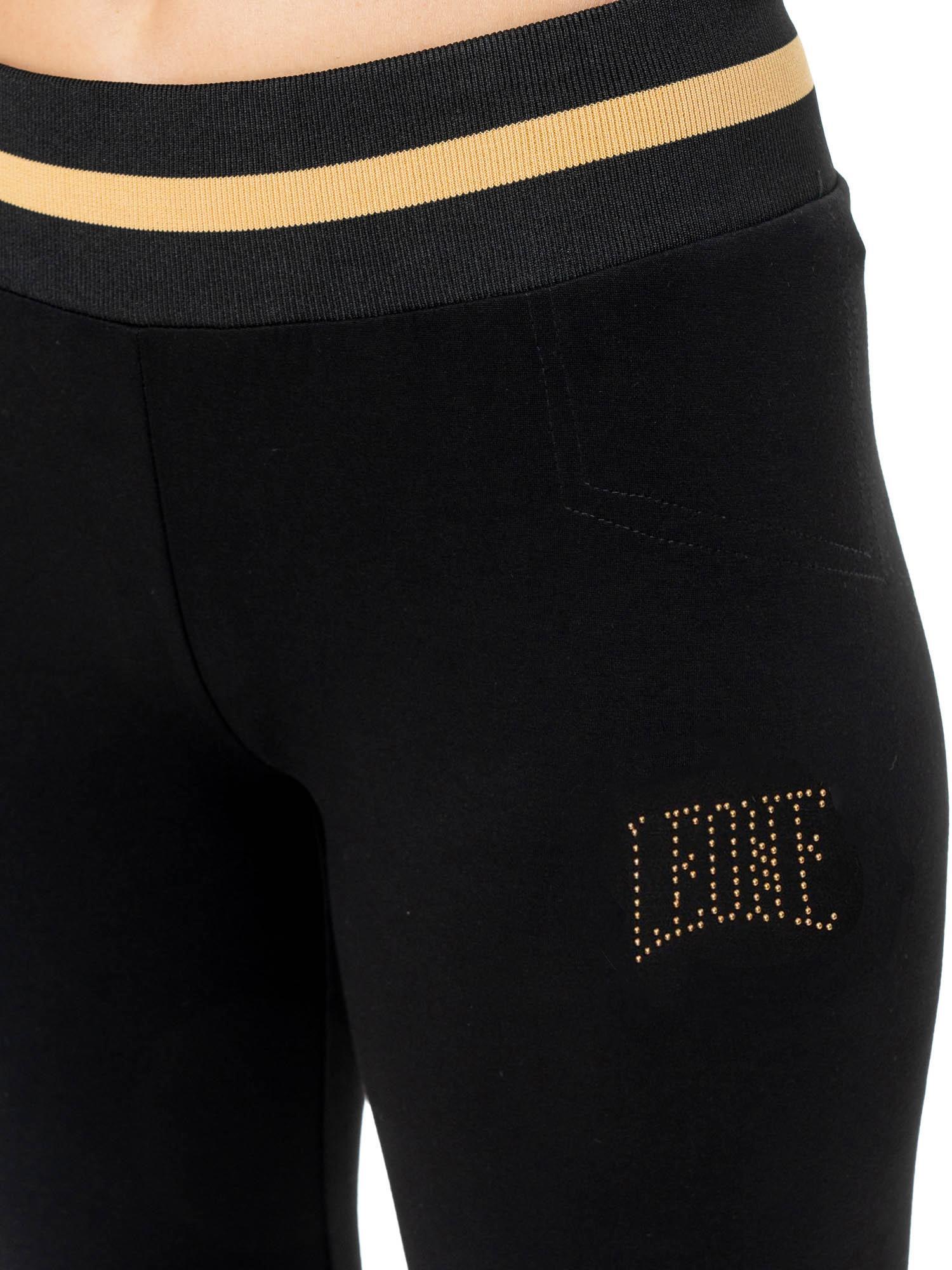 Pantalone invernale da donna a zampa Leone 1947 Gold Studs 3/5