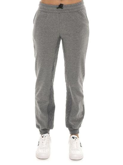 Pantalone invernale donna fondo in costina inserti in treccia Leone 1947 Braid