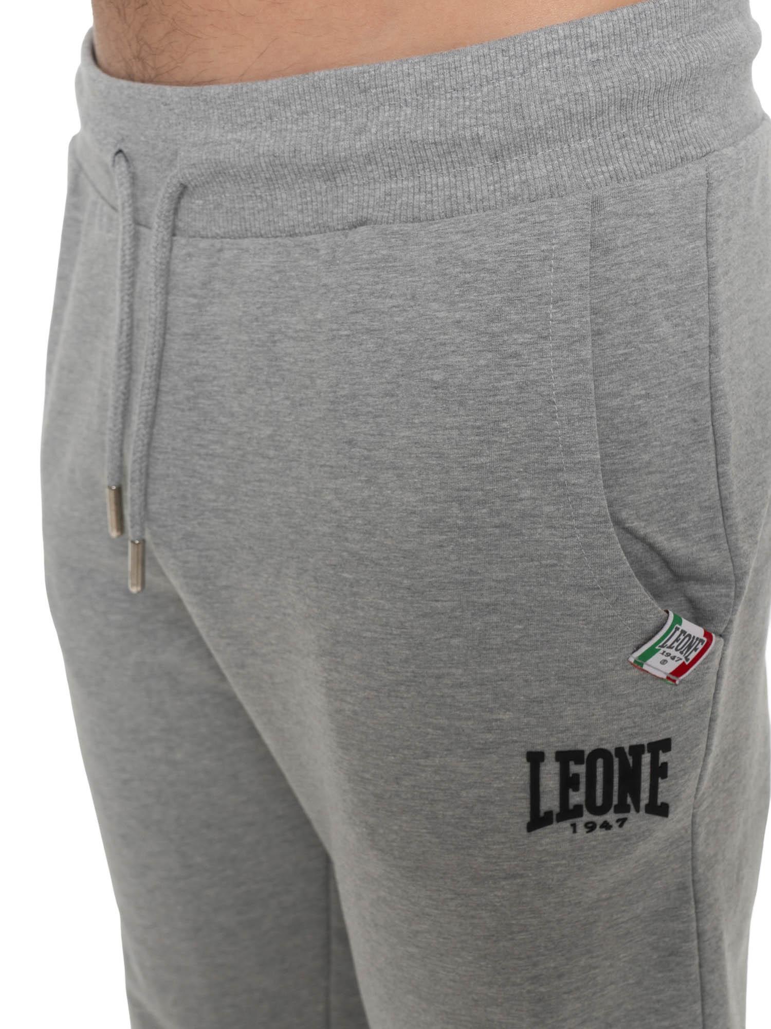 Pantalón de deporte de invierno para hombre con pequeño logo "Basic" en el puño 3/7