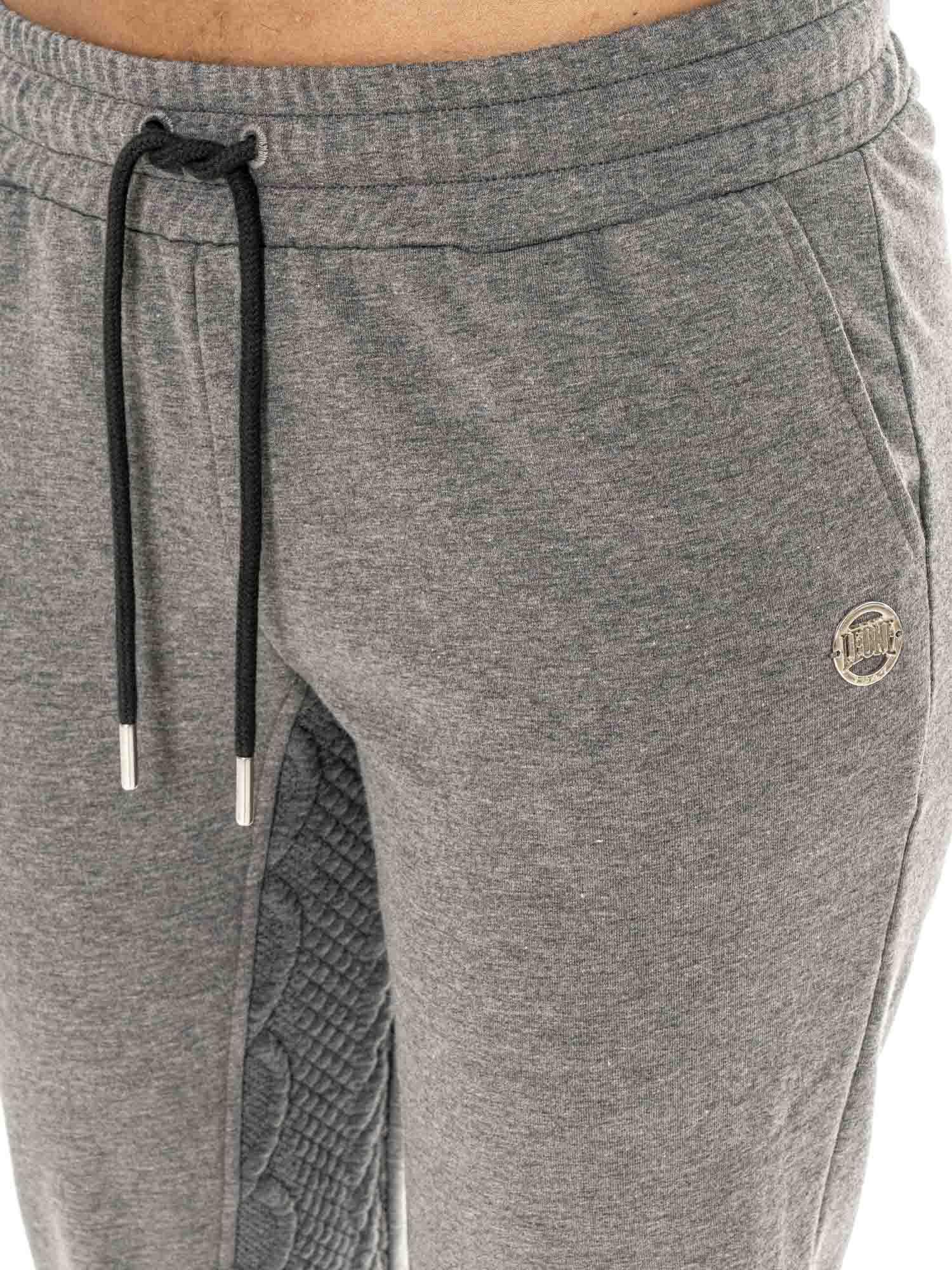 Pantalone invernale donna, fondo in costina, inserti in treccia Leone 1947 Braid 3/7