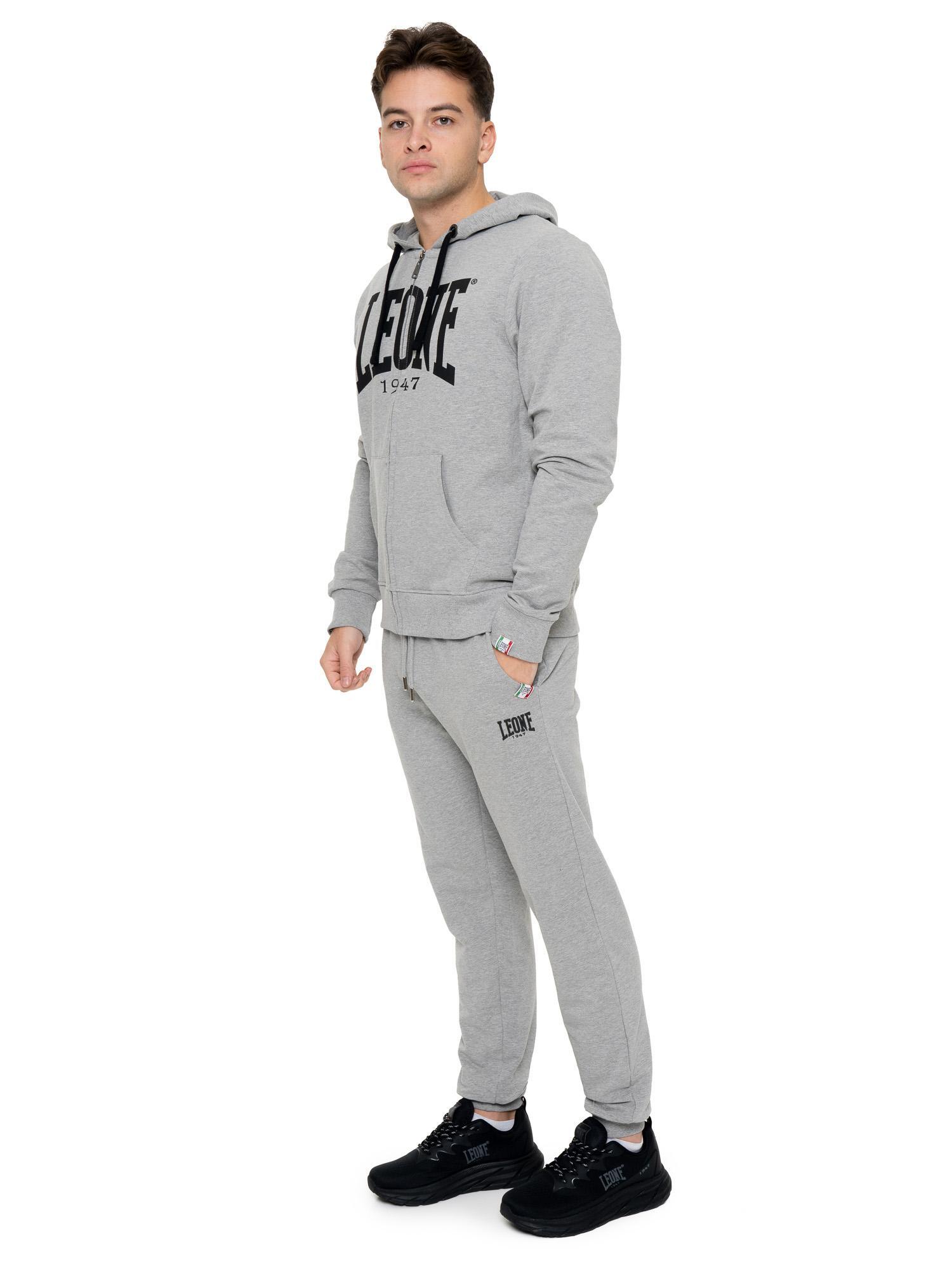 Pantalón de deporte de invierno para hombre con pequeño logo "Basic" en el puño 2/7