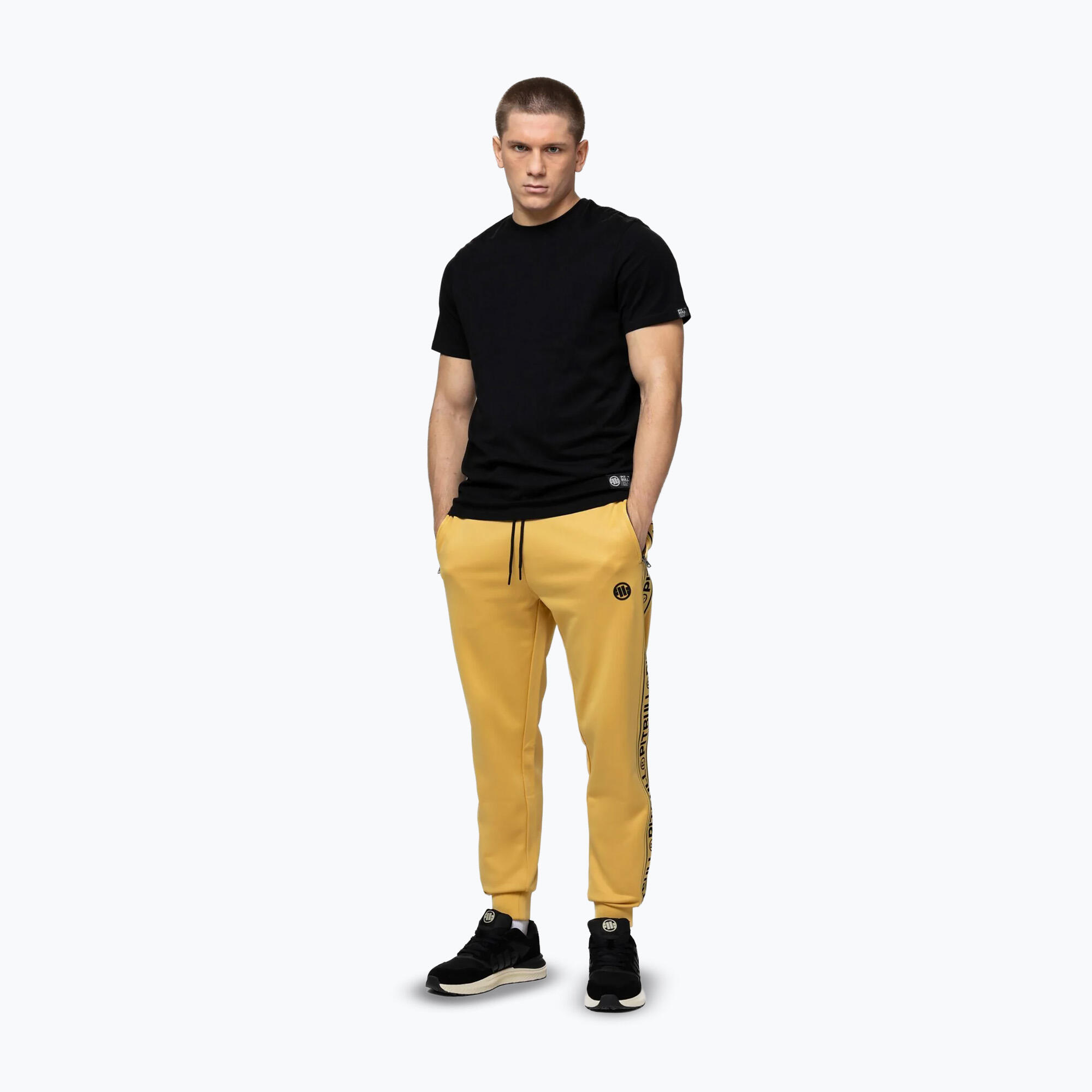 Pantalones deportivos para hombre Pitbull Trackpants Tape Logo Terry Group 2/6