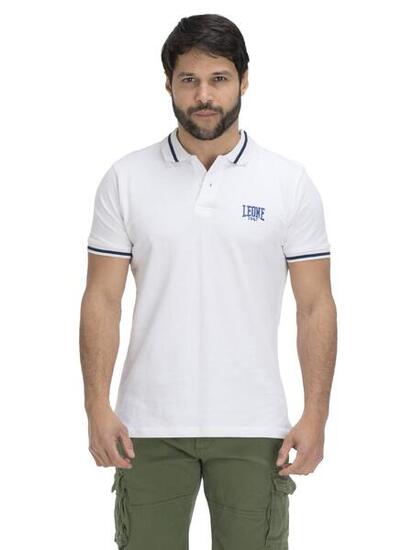 Leone Basic Herren-Poloshirt mit Kragen