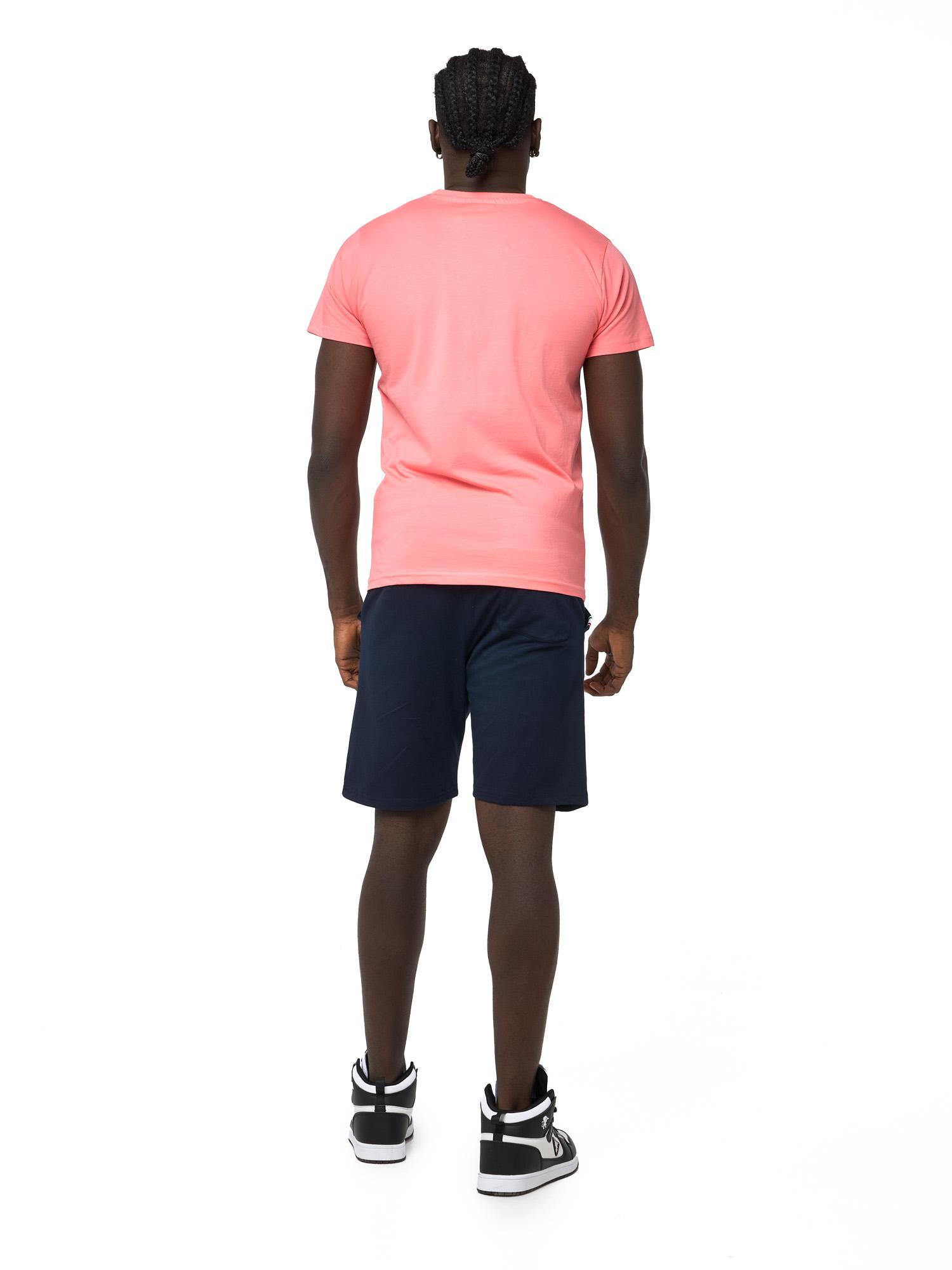 Completo set da uomo composto da t-shirt e pantaloncini Leone Basic 4/8