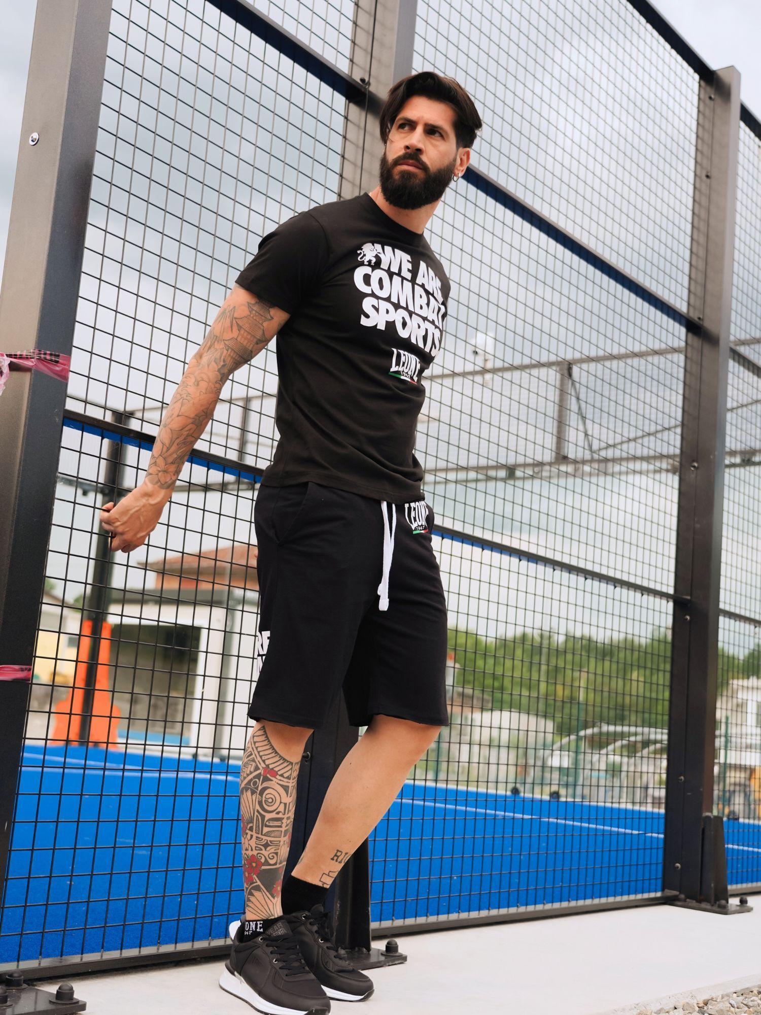 Ensemble complet homme composé du t-shirt et du short Leone Basic 6/7