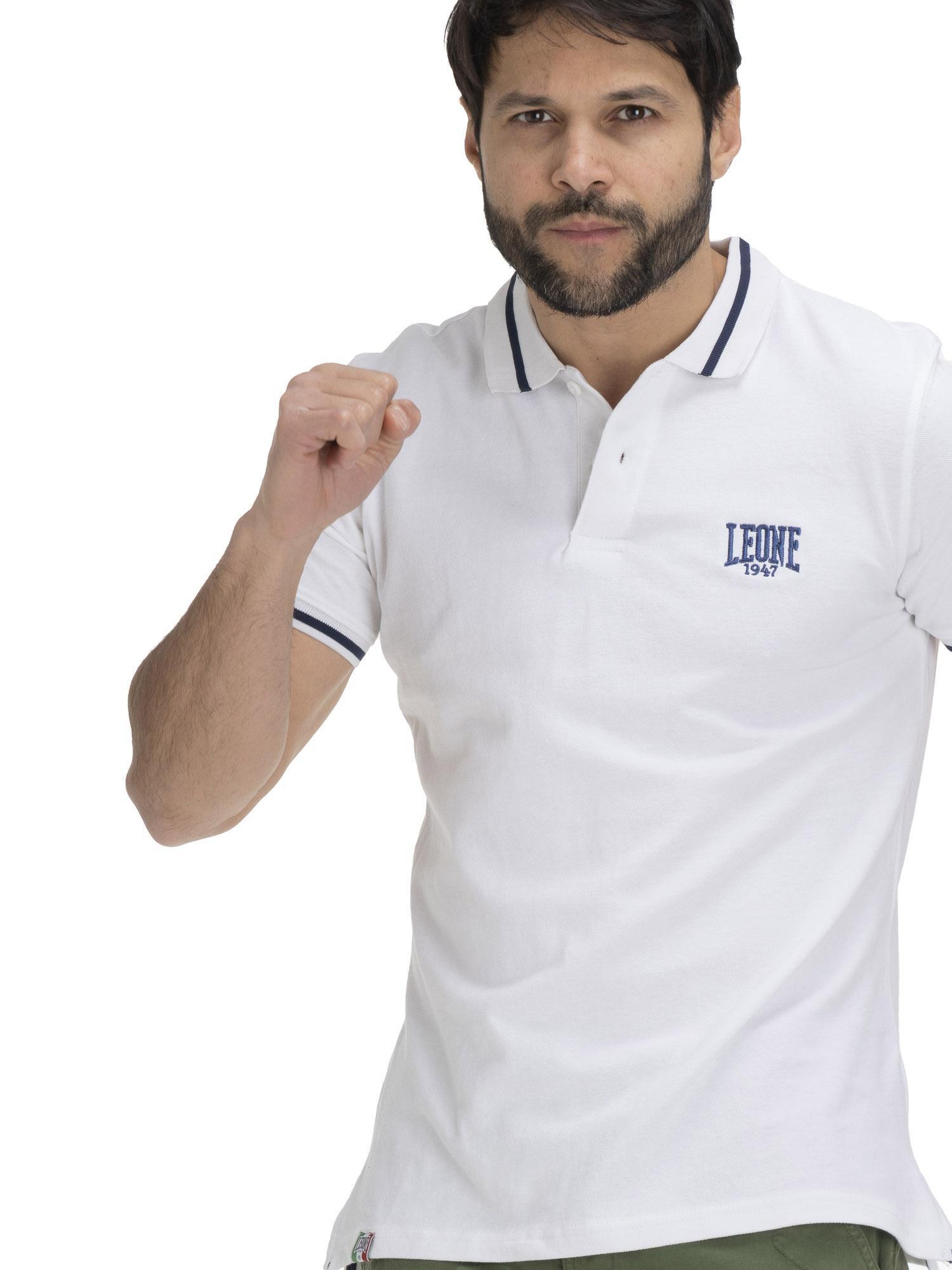Polo básico para hombre Leone con cuello 5/8