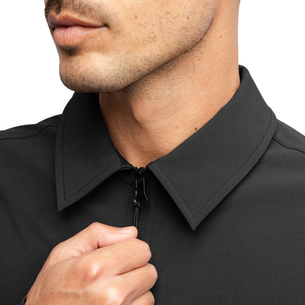 Maglia overshirt estiva da ciclismo gravel da uomo Stoneway Black Nero 5/7