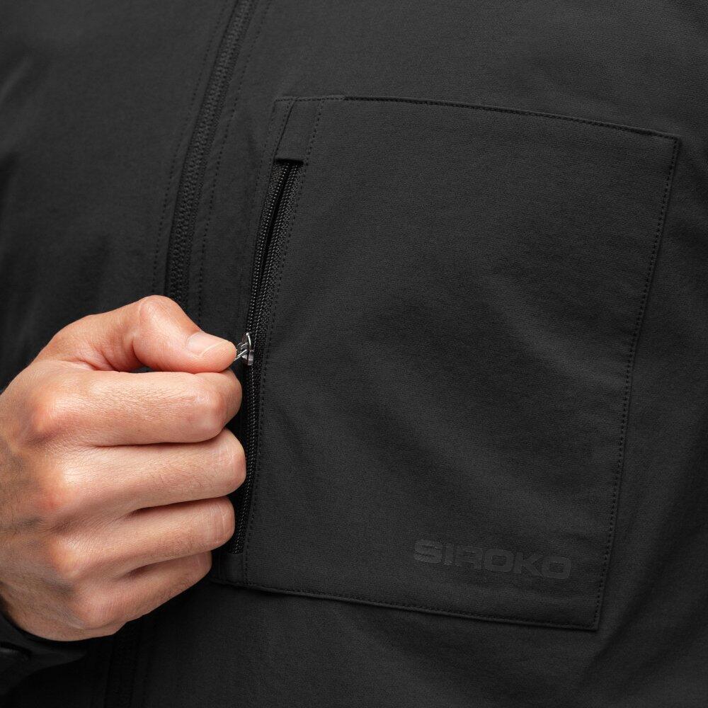 Maglia overshirt estiva da ciclismo gravel da uomo Stoneway Black Nero 4/7