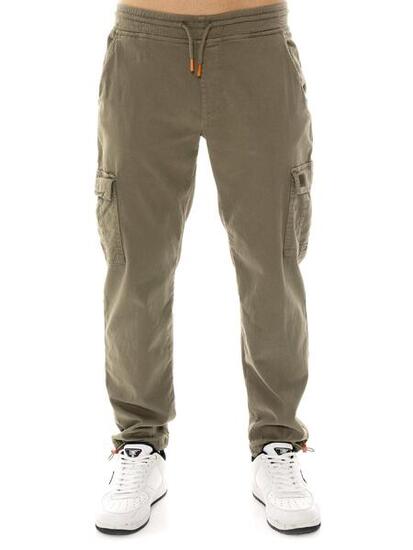 Pantalon cargo homme en sergé Leone Military 1947