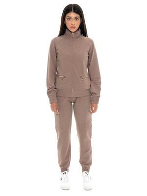 Tuta invernale donna collo in piedi e zip pantalone cargo Leone 1947 Chic Tones