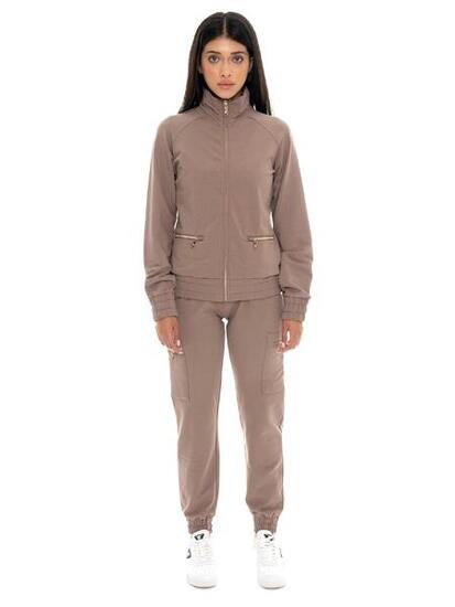 Tuta invernale donna collo in piedi e zip pantalone cargo Leone 1947 Chic Tones