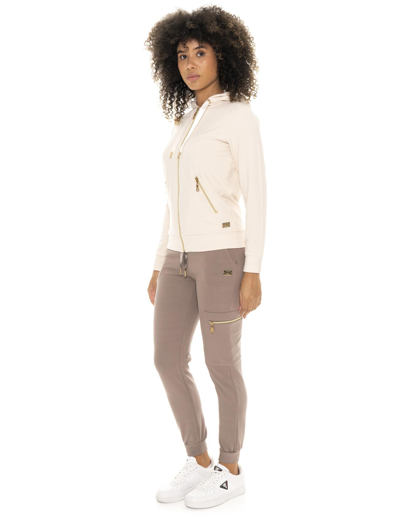 Chándal de invierno para mujer Leone 1947 Chic Tones con capucha y cremallera 7/7