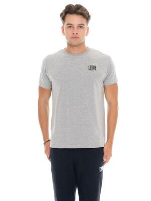 T-shirt da uomo in cotone elasticizzato a manica corta con logo piccolo "Basic