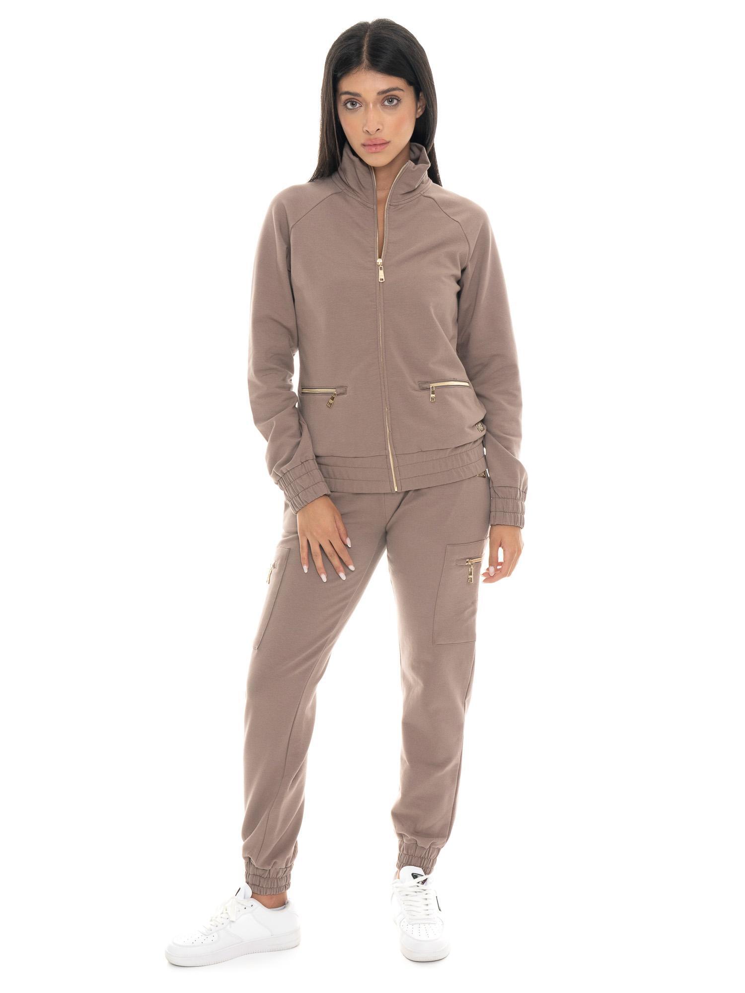 Combinaison cargo d'hiver pour femme Chic Tones, col montant 5/7