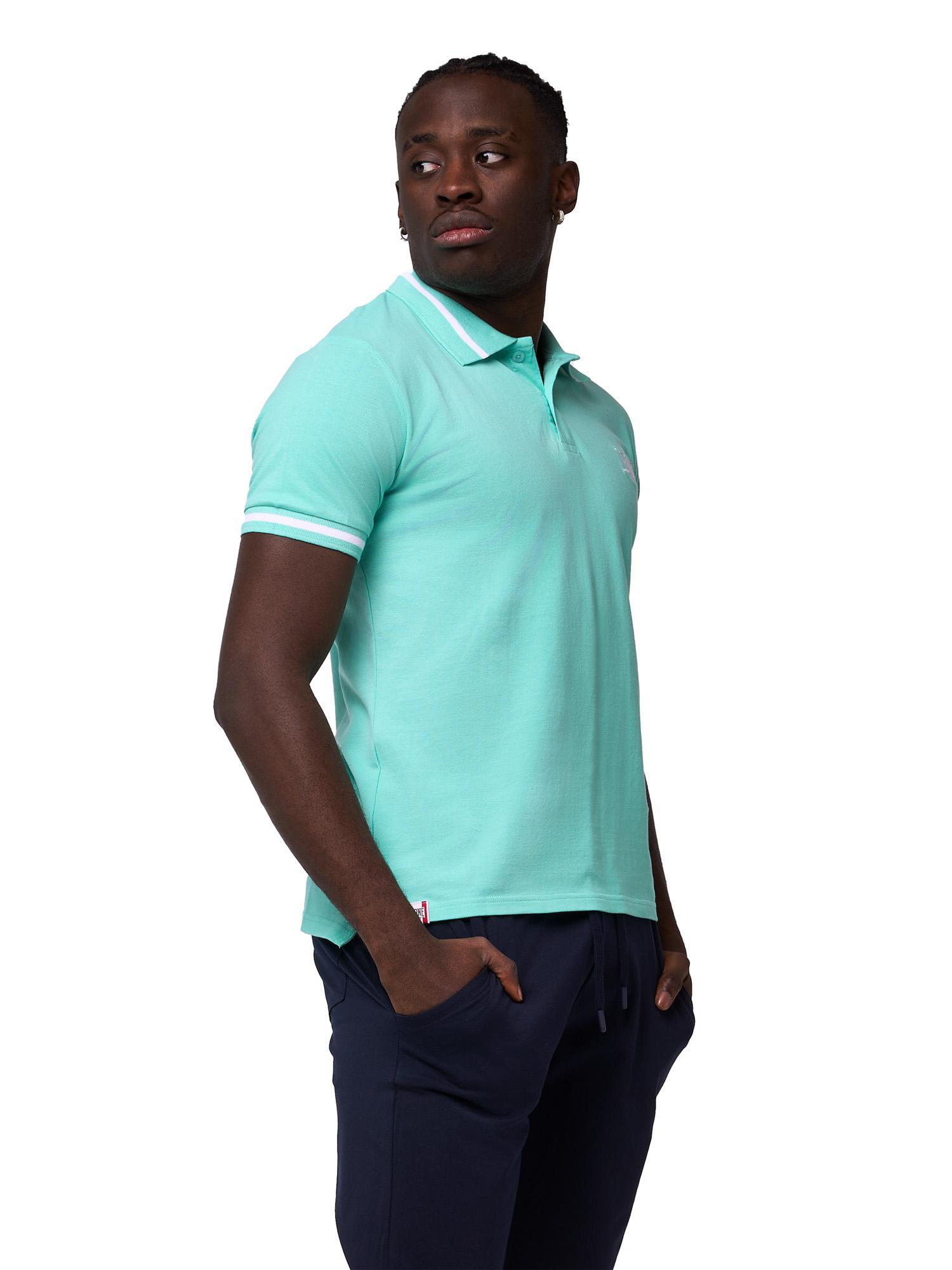Polo Leone Basic pour homme avec col 3/8