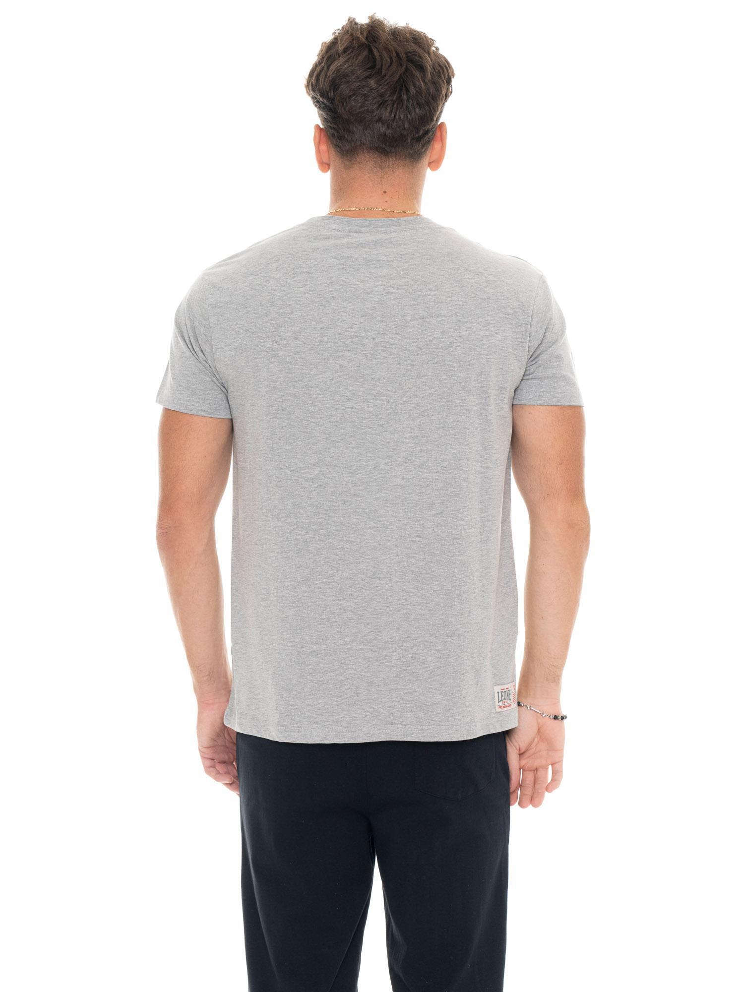 Camiseta hombre Leone 1947 Apparel manga corta algodón elástico logo pequeño 4/7