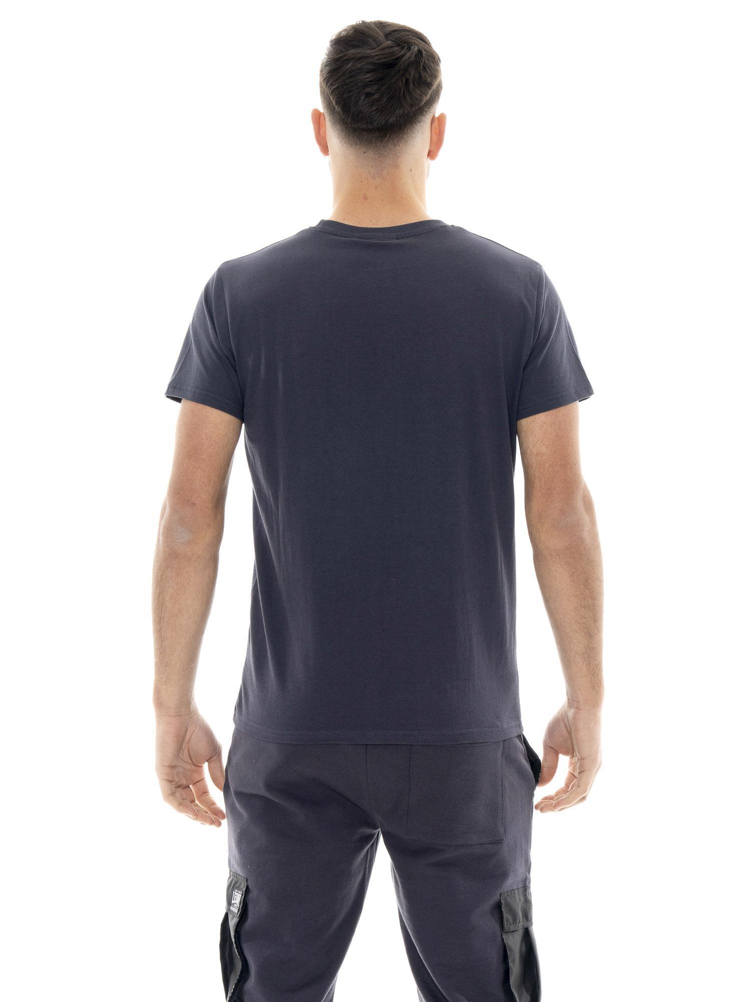 Kurzarm-T-Shirt aus Baumwolle für Herren mit Leone 1947 Grafikdruck 4/5
