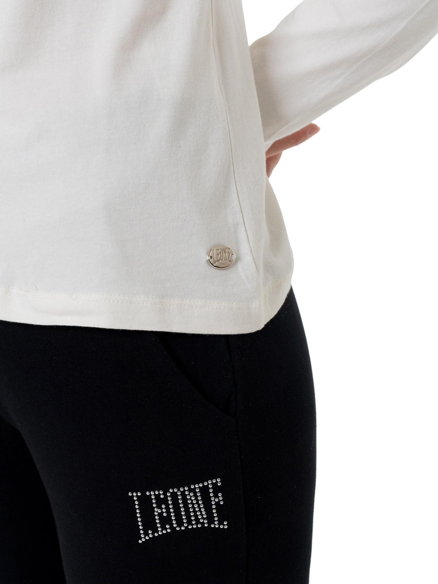 Camiseta mujer Leone 1947 Apparel Never Without manga larga cuello alto 3/7