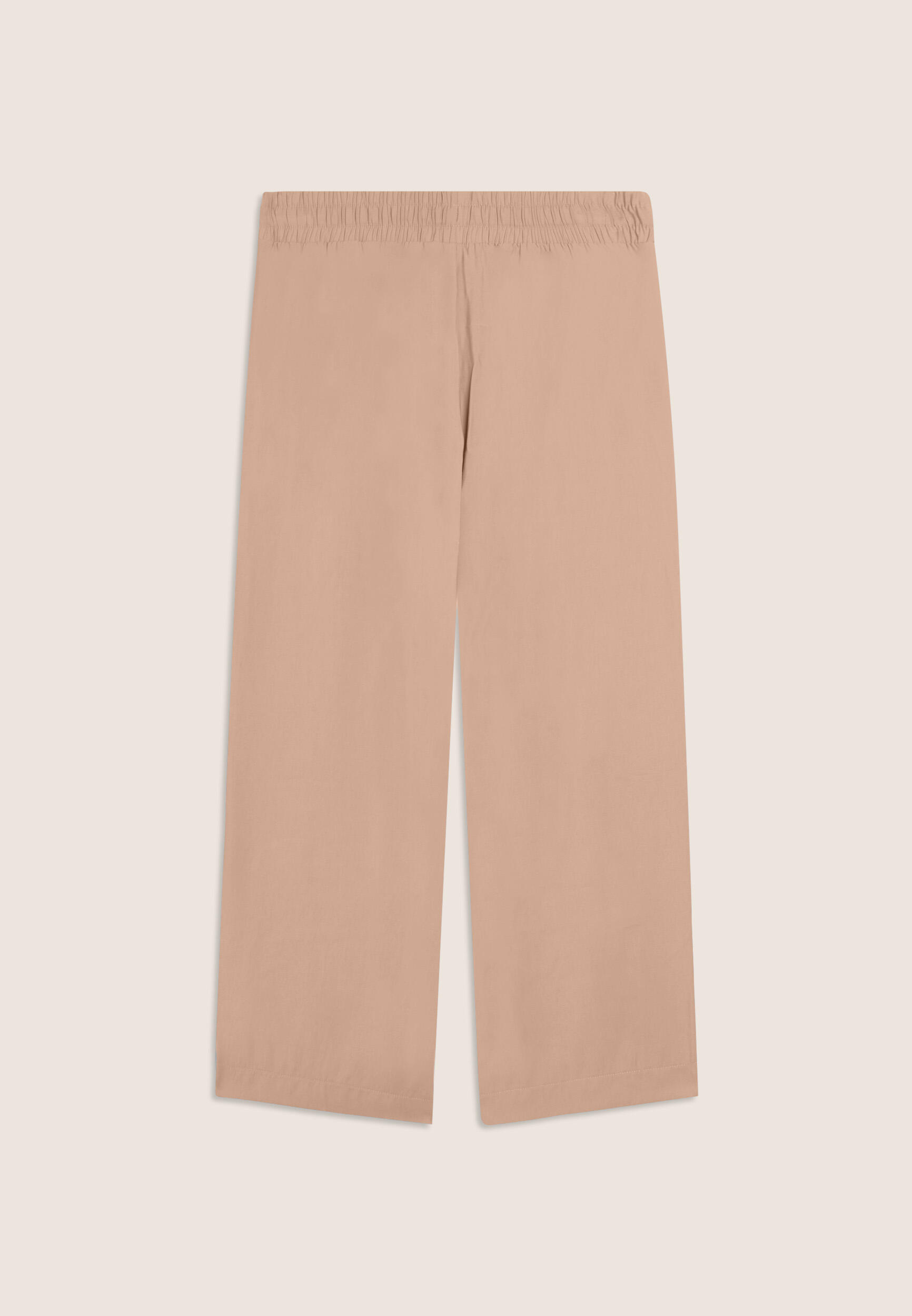 Pantaloni Sportivi Cropped con gamba Wide Leg e strass 2/3