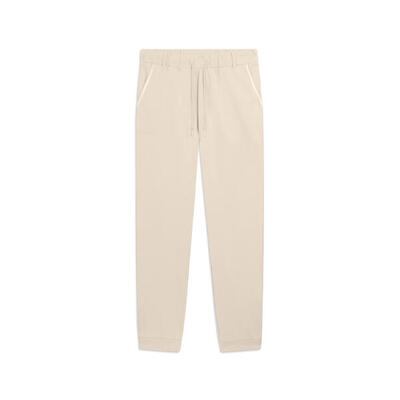 Pantaloni Sportivi in Jersey Pesante con Coulisse e Polsini