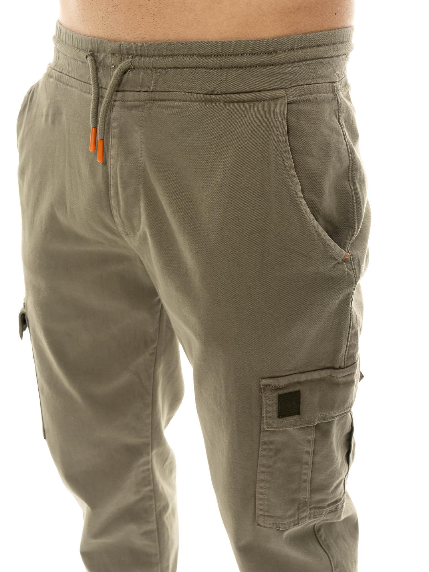 Pantalón cargo de sarga de hombre Leone Military 1947 3/5