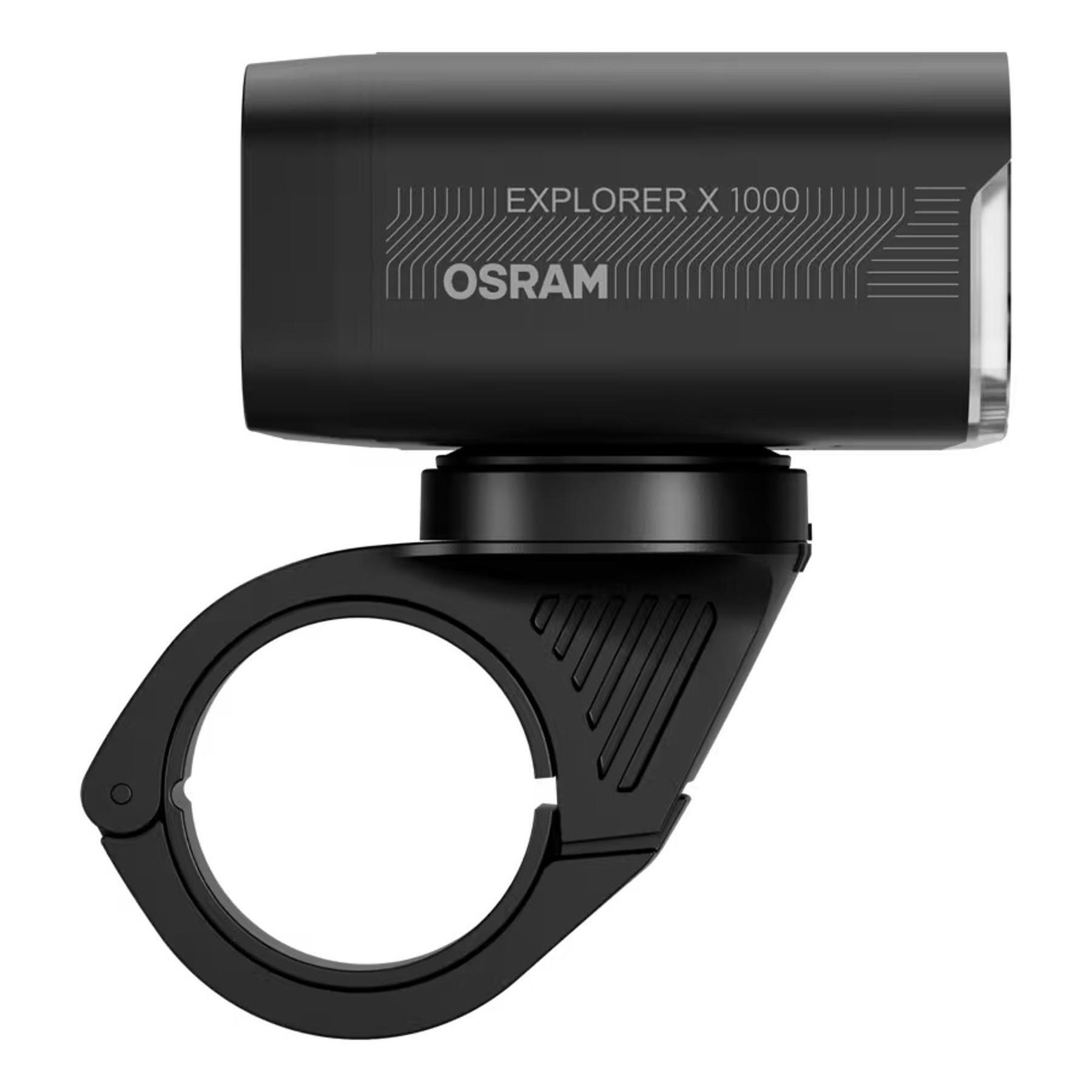 Iluminação frontal e traseira recarregável USB-C Osram Explorer X1000 2/4