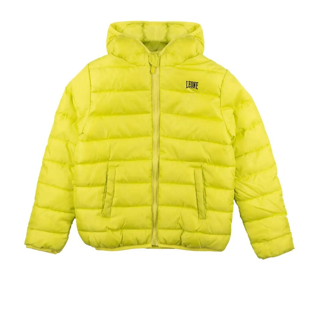 Leone 1947 Neon children's nylon down jacket with hood and zip