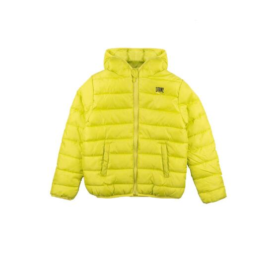 Leone 1947 Neon Kinder Nylon Daunenjacke z Kapuze i Reißverschluss