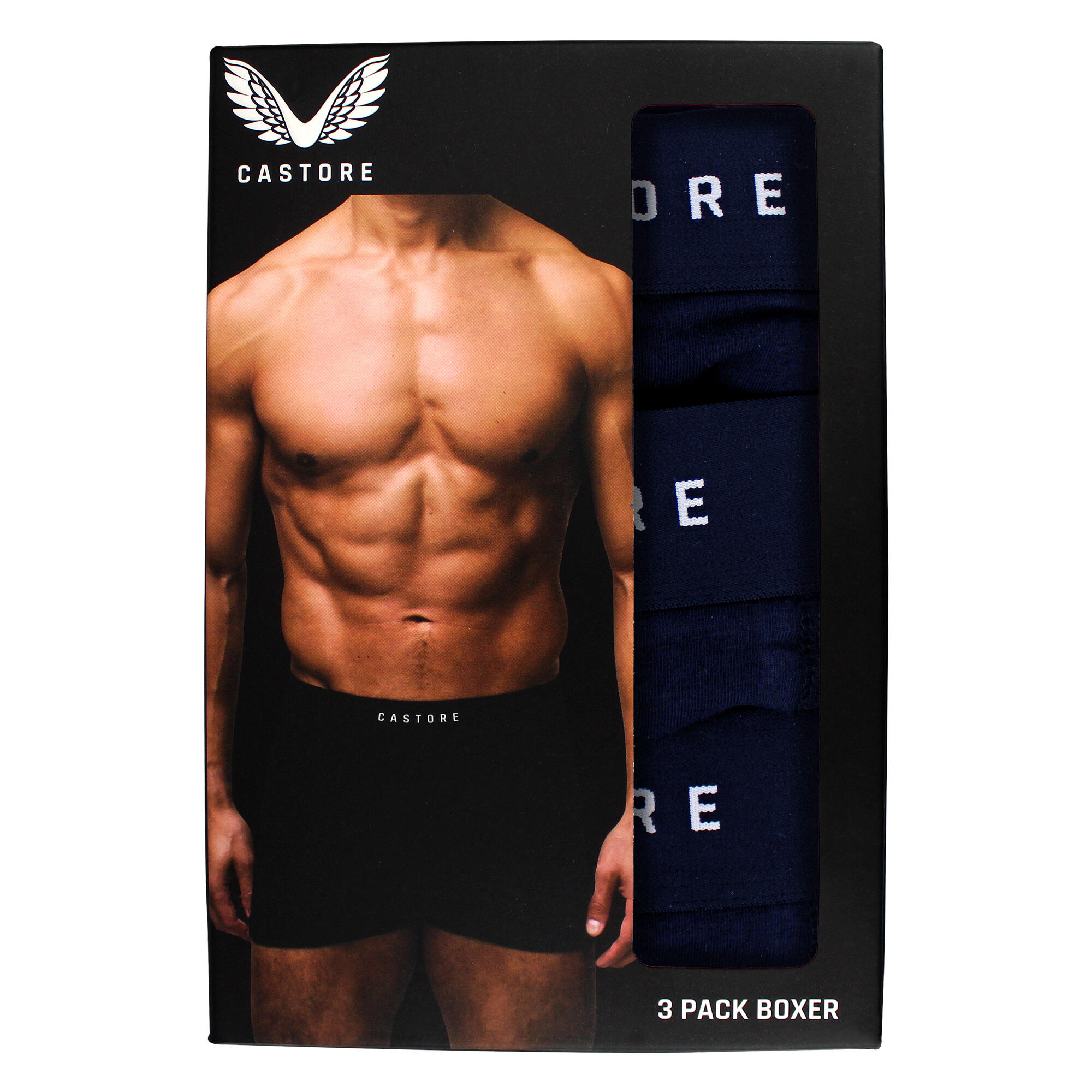 Castore - Lot de 3 boxers homme en coton doux et confortables 2/5