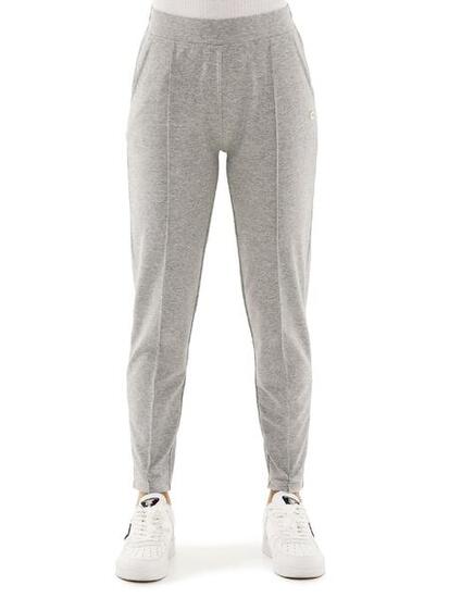 Pantalon femme en coton non polaire avec pli Leone Basic