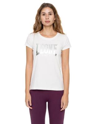 Dames t-shirt met korte mouwen en opdruk leone 1947 never without