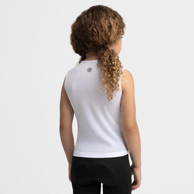 Tricou de bază pentru pentru fete K-Core Chat White Alb
