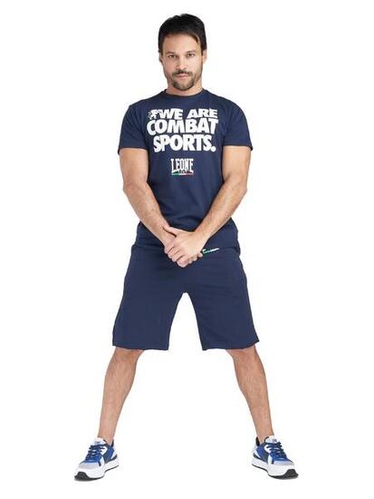 Completo set da uomo composto da t-shirt e pantaloncini Leone Basic