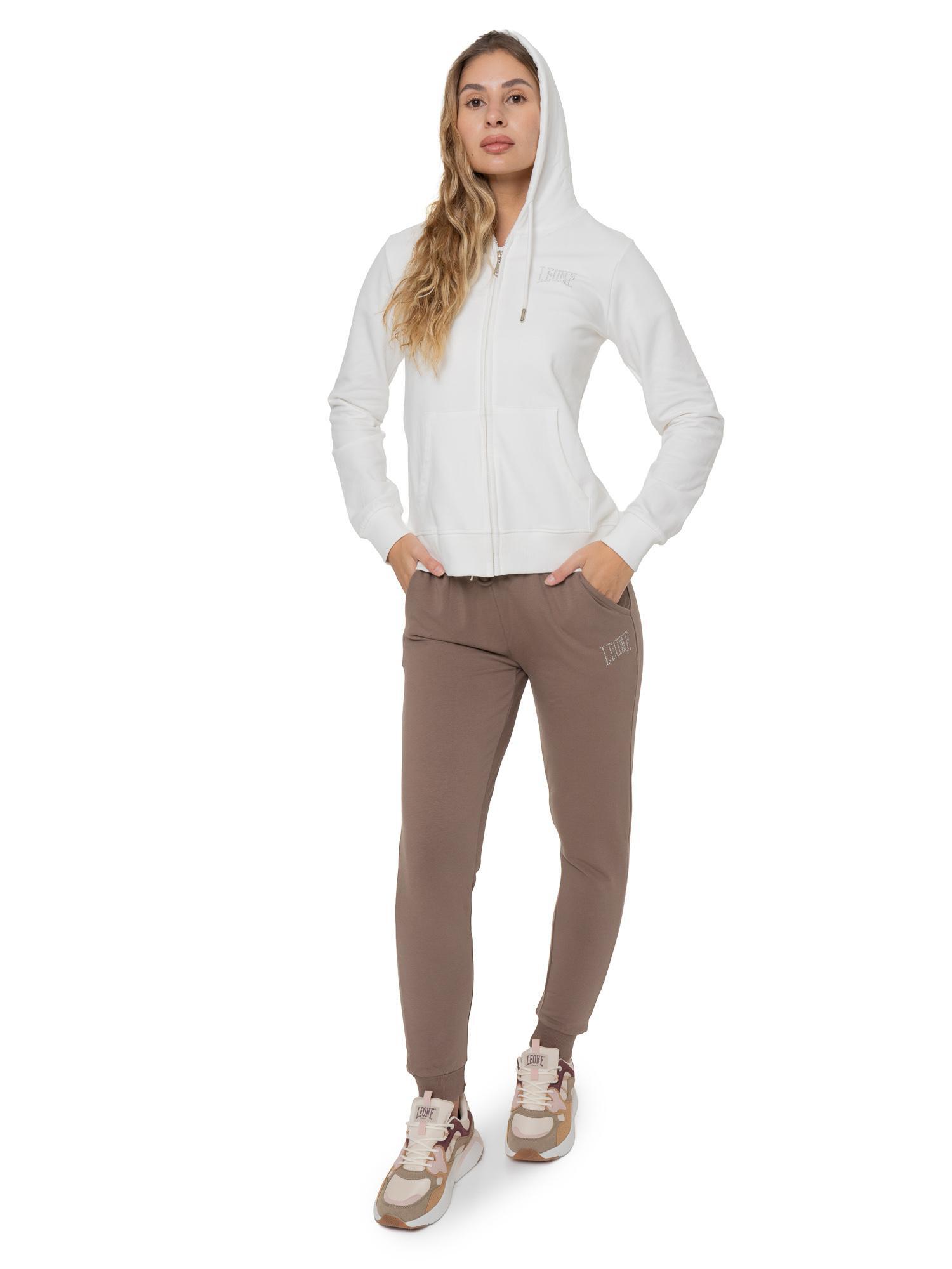 Tuta invernale donna cappuccio e zip, pantalone polsino Leone 1947 All You Need 5/7