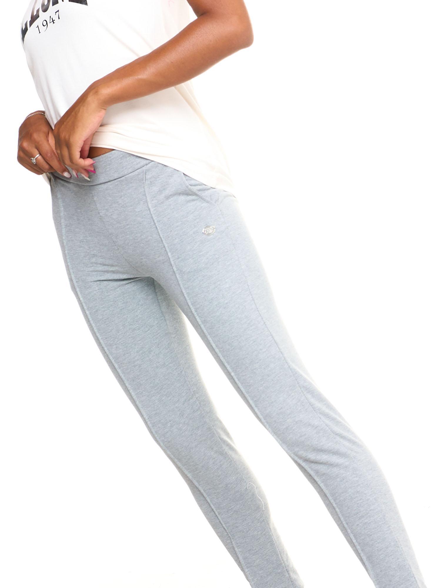 Pantaloni da tuta Leone donna con cuciture verticali Basic 5/8