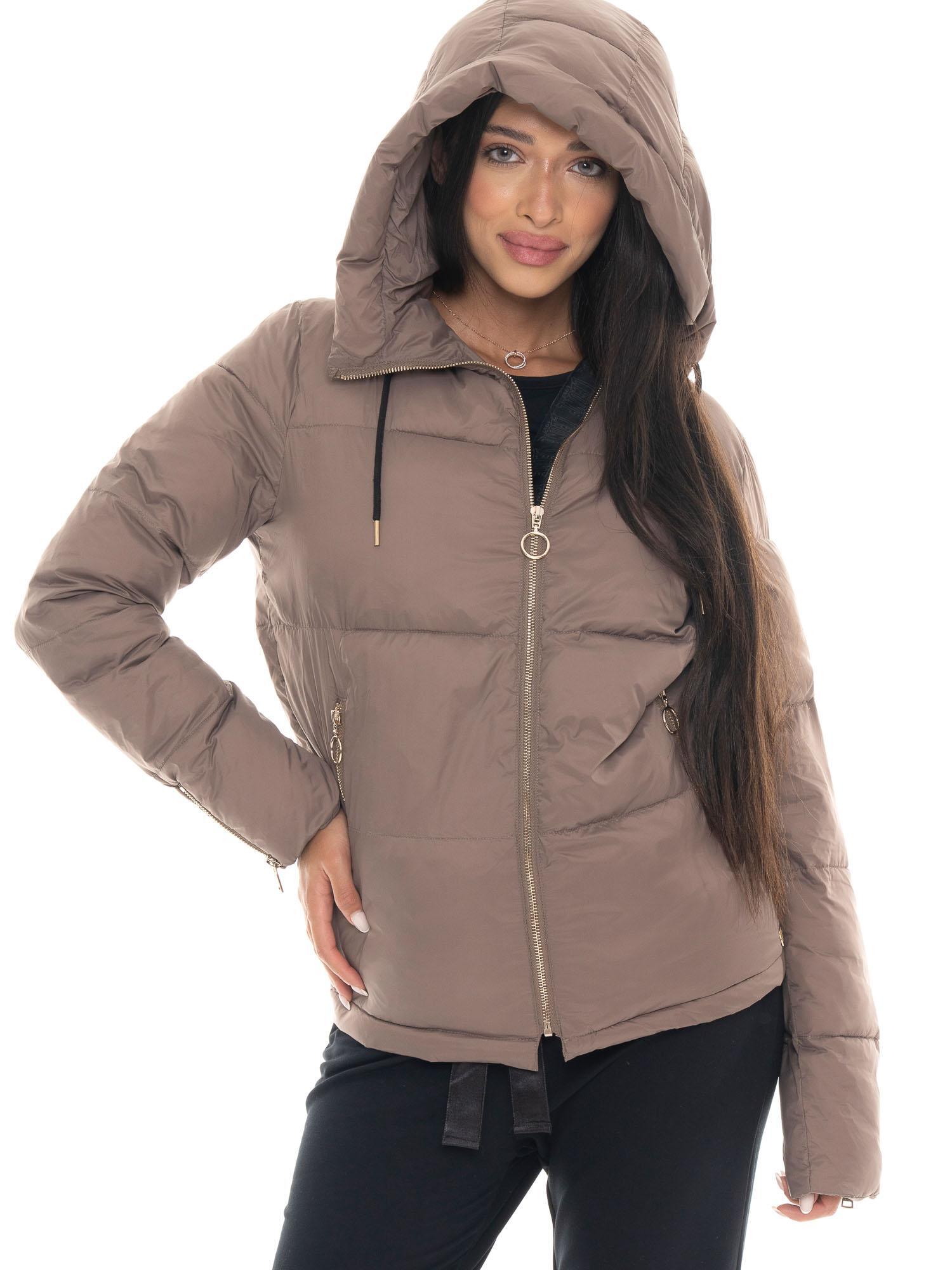 Chaqueta de plumas con capucha para mujer Leone 1947 Chic Tones 5/7